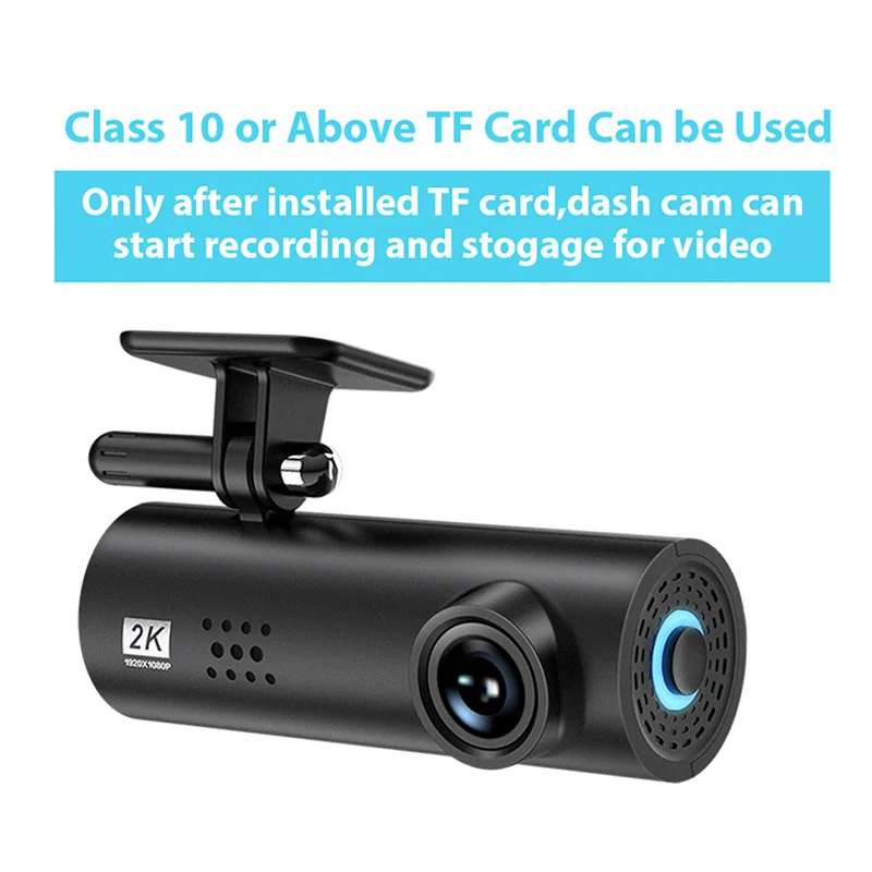 Acheter Caméra de tableau de bord WIFI cachée FULL HD 1080P, Super Mini DVR  pour voiture, Vision nocturne sans fil, capteur G, contrôle par  application, enregistreur de conduite