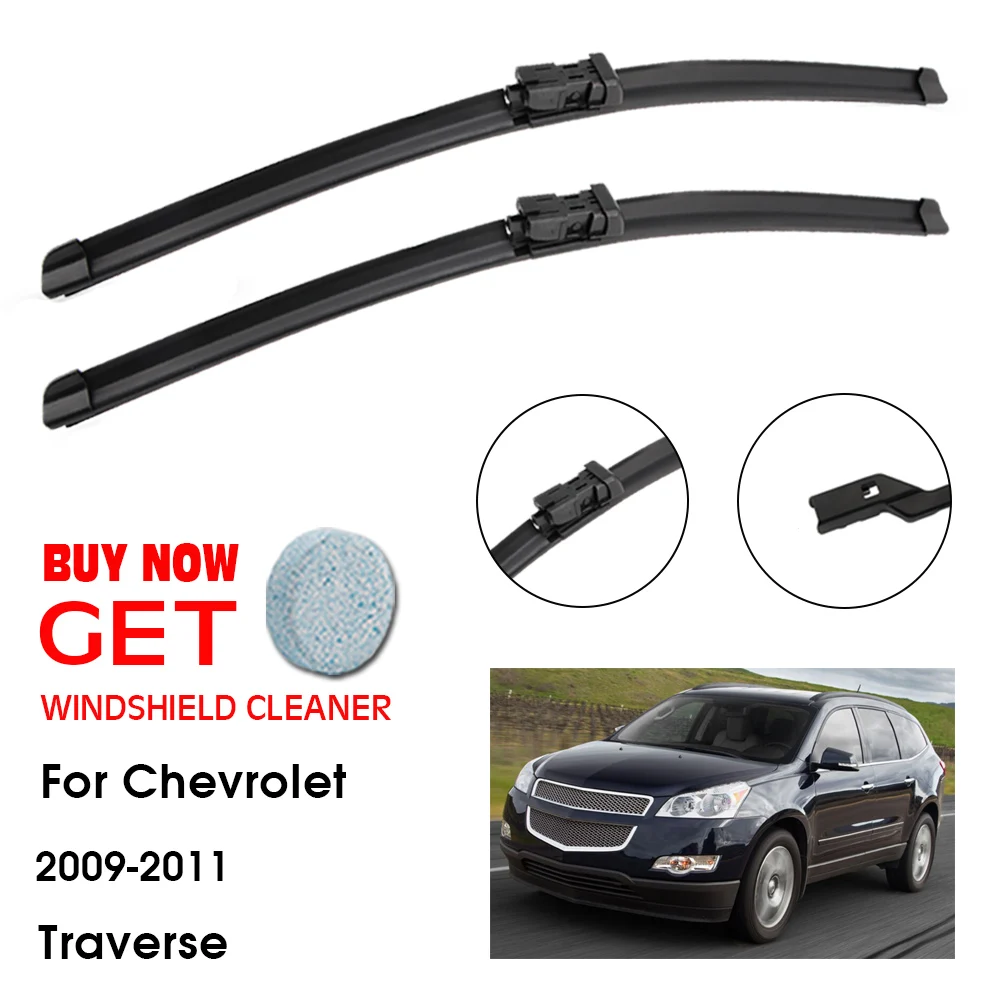 

Car Wiper Blade For Chevrolet Traverse 24"+21" 2009-2011 Front Window Washer Windscreen Windshield Wipers Blades Accessories
