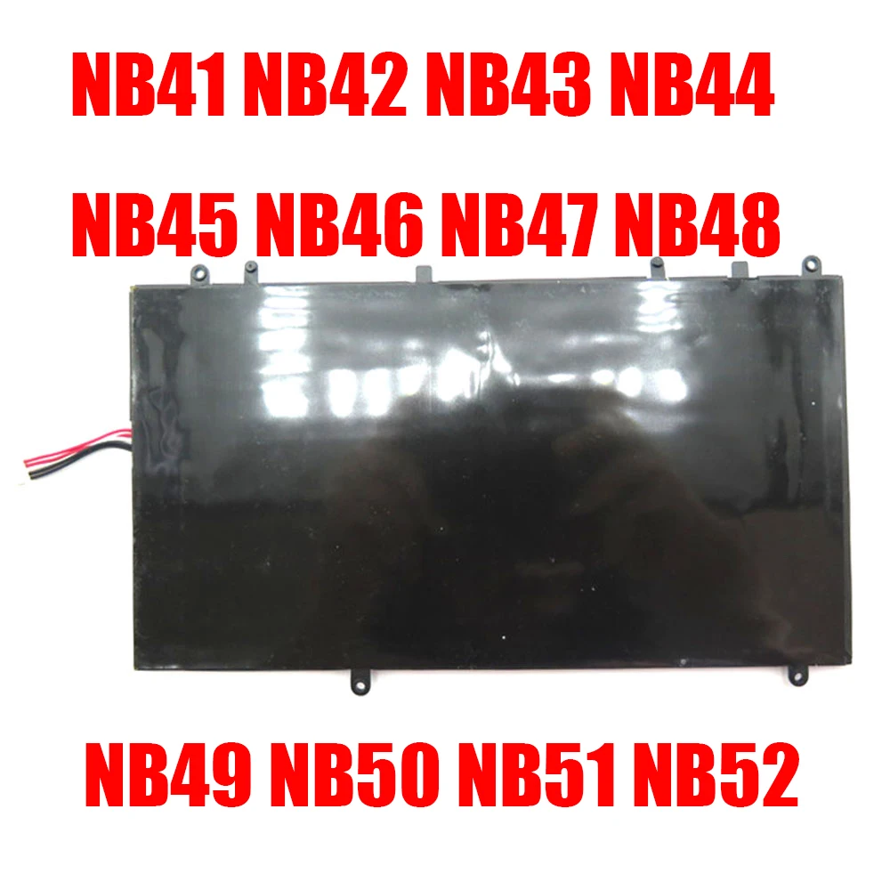 

Laptop Battery For Irbis NB41 NB42 NB43 NB44 NB45 NB46 NB47 NB48 NB49 NB50 NB51 NB52 3.7V 10000MAH 37WH New