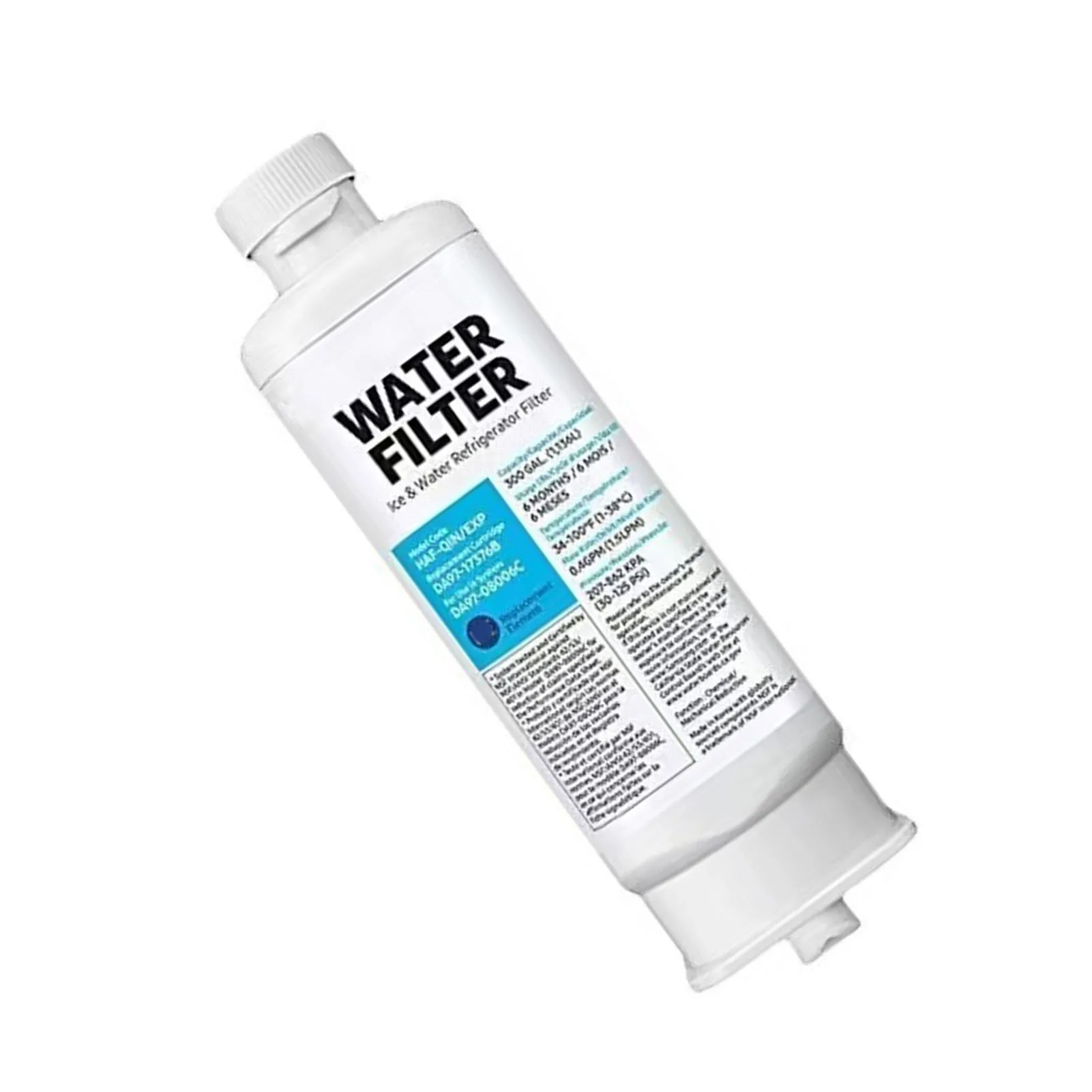 Refrigerator Water Filter DA97 17376B Leakage Proof Replacement Fridge Water Filter for Home