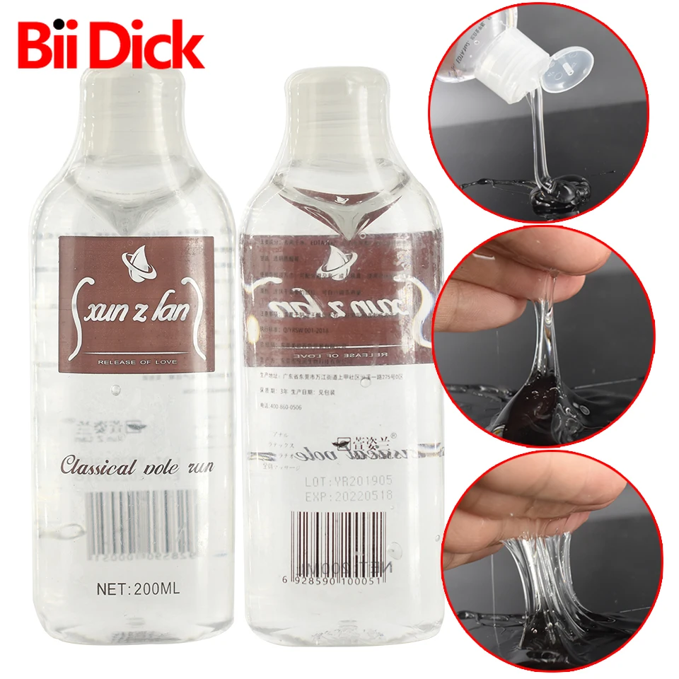 200ml-Water-Base-Lubricant-of-Sex-Anal-Oil-Vagina-Gel-Intimate-Body-SPA ...