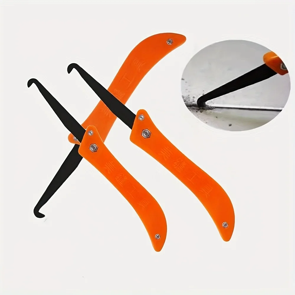 New Professional Gap Hook Knife Tile Repair Tool Old Mortar Cleaning Dust Removal Steel Construction Hand Tools