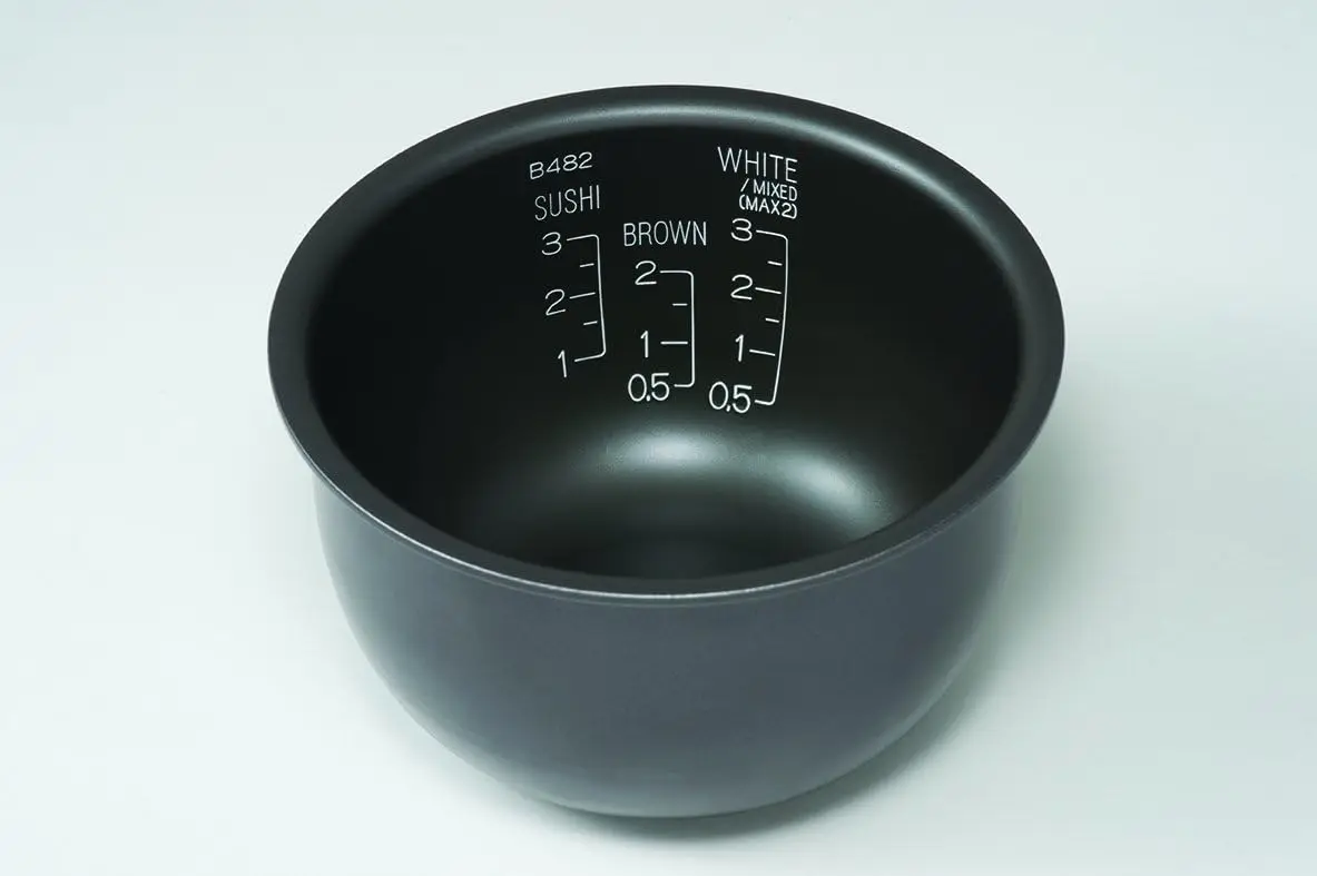 NS-LHC05 Micom Rice Cooker & Warmer, Stainless Dark Brown, 3 Cups Uncooked 5