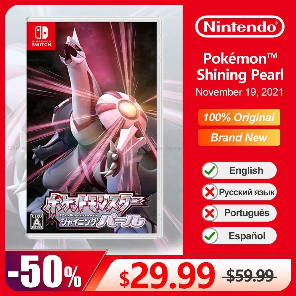 Pokemon Shining Pearl Nintendo Switch Offerte Di Gioco 100% Ufficiale Originale Gioco Fisico Card Adventure Genere Per Switch Oled Lite