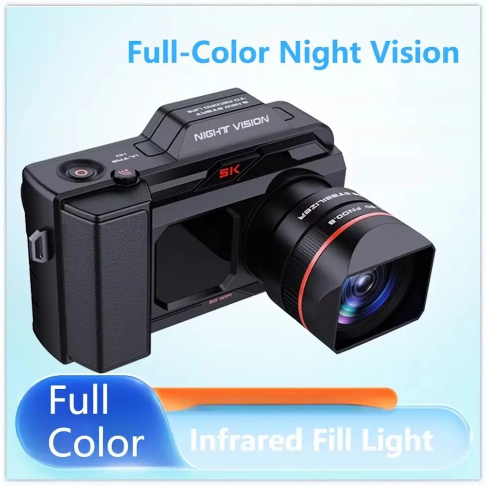 Infrared Night Vision Monocular Telescopes NVC200 500M 4K HD WIFI Full Color Digital SLR Camera for Camping 50X Zoom 52MP