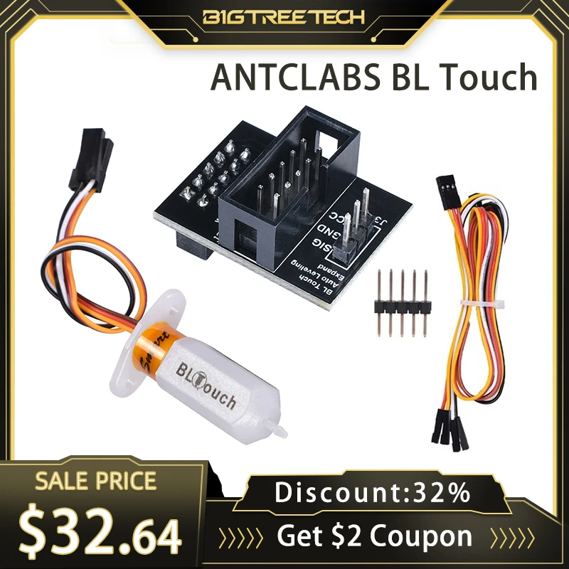 Antclabs Bltouch V3.1 Cama Auto Nivelamento Sensor 3d Peças da Impressora do Sensor de Toque para Skr Mini e3 V3.0 Anet Mks Ender5 Pro Impressora 3d