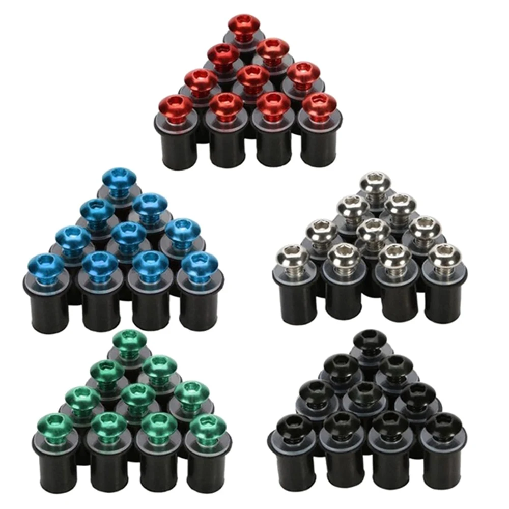 

10Pcs Universal Accessories M5 Motorcycle Windscreen Bolts Windshield Screws Kit For Honda Suzuki Kawasaki Yamaha Ducati