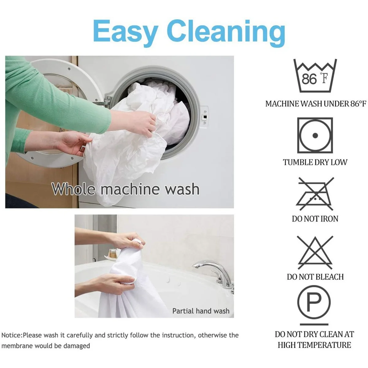 غطاء مرتبة المنزل مقاوم للماء سميكة مبطن غطاء سرير...