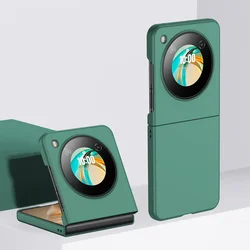 Ultra - Thin Matte Shockproof Phone Case with Enhanced Grip and Camera Protection for ZTE Nubia Flip (Dark Green)