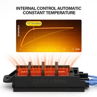 Élément chauffant d'air PTC 12V ~ 220V 50W ~ 200W, thermistance constante pour incubateur, imprimante 3D, voiture, Etc., chauffage 54B2-Z 92x31x25mm 3