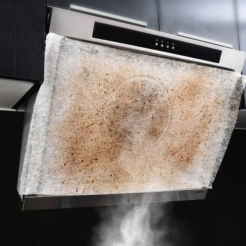 Oil Filter Paper Range Hood Non-woven Fan Filter Disposable Kitchen Hood Grease Anti Oil Cotton Cooker Extractor cooker hood filter