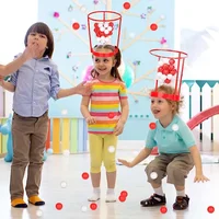 Outdoor Fun Sports Entertainment Basket Ball Case Headband Hoop Game Parent-child Interactive Funny Sports Toy Family Fun Game