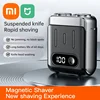 Xiaomi Electric Shaver Smart Shaver Household Car Shaver Digital Display Mini Dual Blade Rechargeable Shaver Powerful Men's Gift 1
