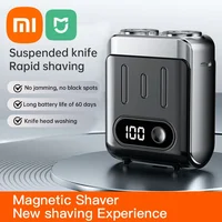 Xiaomi Electric Shaver Smart Shaver Household Car Shaver Digital Display Mini Dual Blade Rechargeable Shaver Powerful Men's Gift 1