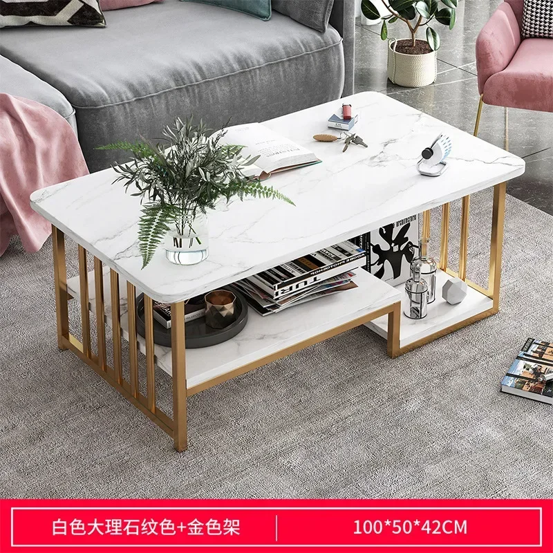 שולחן קפה פשוט ומודרני לחווה עם אחסון, שולחן קוקטייל עץ רוסטי, שולחן קפה מרובע לסלון ולחדר פגישות