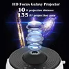 LED Night Light Galaxy Projector Starry Sky Projector 360° Rotate Planetarium Night Lamp For Room Decorative Children Kids Gift 5
