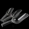 Plastic Large Ice Scoop Scale Hopper Home Kitchen Flour Food Candy Sugar Scraper Scoops Bar Garden Tools 3