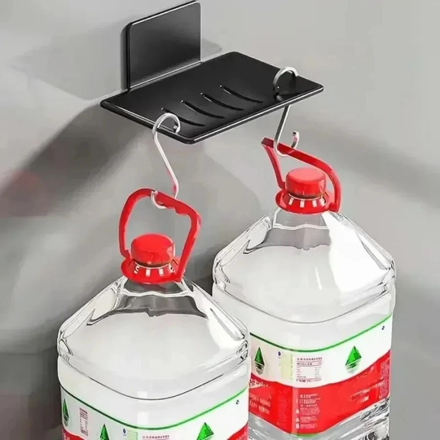 1 szt. Czarna mydelniczka ze stali węglowej, nieperforowana, ścienna mydelniczka łazienkowa, uchwyt na mydło łazienkowy, półka d