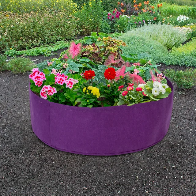 50 Gallon Kertnövény Táskák Kerti Növény Filc Szövet Virágzöld Növényi Növények Beltéri Kültéri Tartályok Otthoni Kiegészítők - Image 4