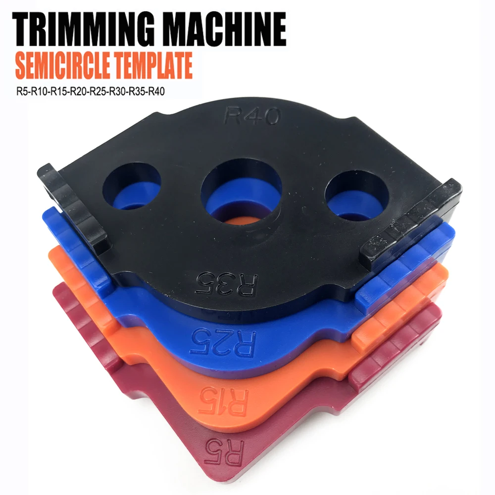 Boog sjabloon Trimmachine Graveermachine Ronde hoek sjabloon R-maat Elektrische houtfrees DIY houtbewerkingsgereedschap_voghion.com