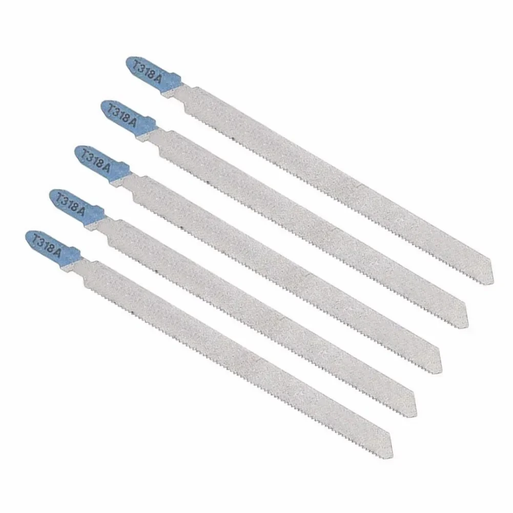 5Pcs T318A HCS Jigsaw Blades Fast Cutting Tools For PVC Fibreboard Woodworking
