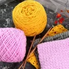 Tufting Art Milk Cotton Yarn, Embroidery Rug, Crochet Thread, Studio Workshop, DIY Knitting Material, 8 Strand, 200 m, Wholesale 2