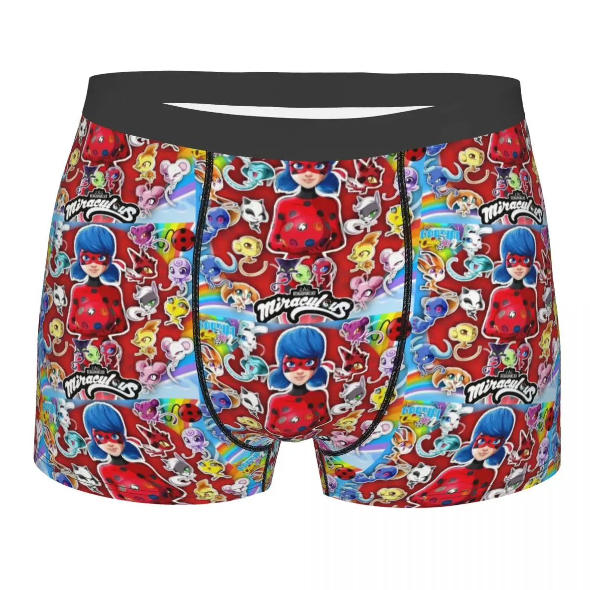 

Disney Anime Ladybug Girl Underwear Male Print Customized Boxer Shorts Panties Briefs Breathable Underpants