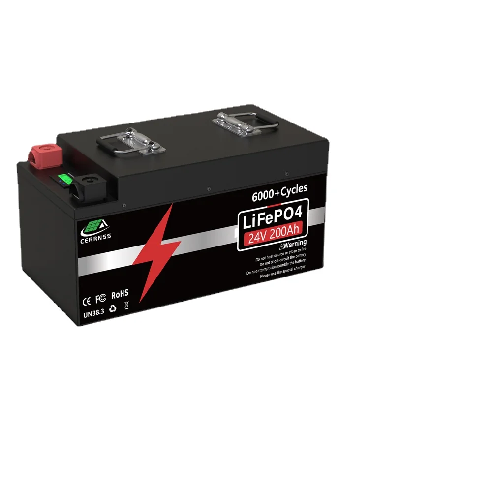 

24V 200Ah LiFePO4 Battery Pack 5KWh Solar Battery 6000 Cycles 8S200A BMS 48V Lithium Iron Phosphate IPX56 For RV Car Boat No Tax