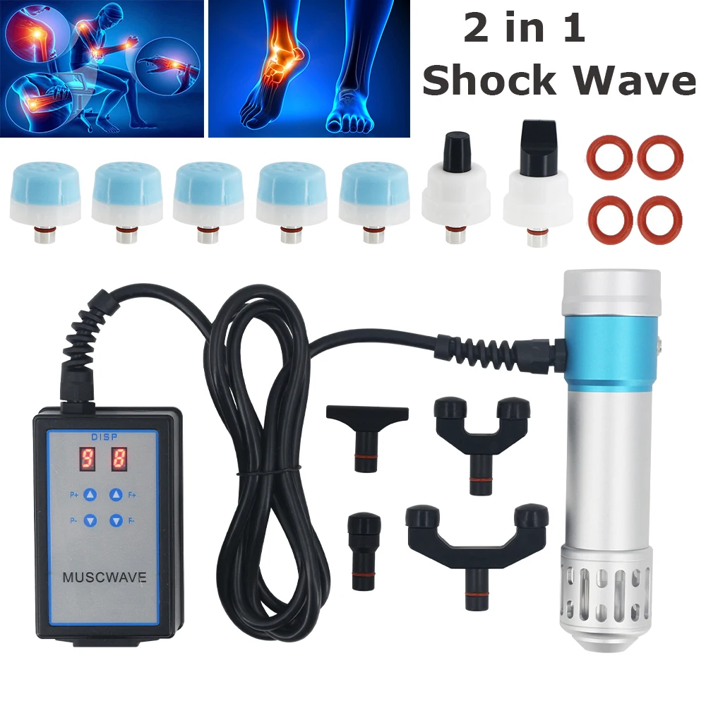 

Portable Shockwave Pain Relief Equipment For Erectile Dysfunction Extracorporeal Physiotherapy Shock Wave Therapy Machine 2 in 1