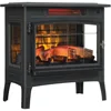 NEW duraflame Freestanding Electric Fireplace Stove Heater with 3D Flame Effect for 1,000 Sq. Ft. Room, Black 1