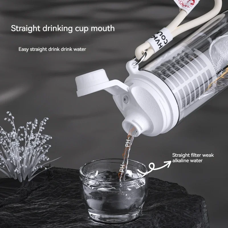 Health Cup ALPS Third Generation Weak Alkaline Water Purification Cup with Natural Ore Filter for Enhanced Hydration
