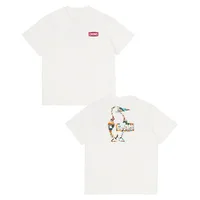 Fashion Trend T-Shirt Men's Casual Short Sleeve Outdoor Loose TShirt Outdoor Camping Pure Cotton Breathable Sports Trend T-Shirt 1