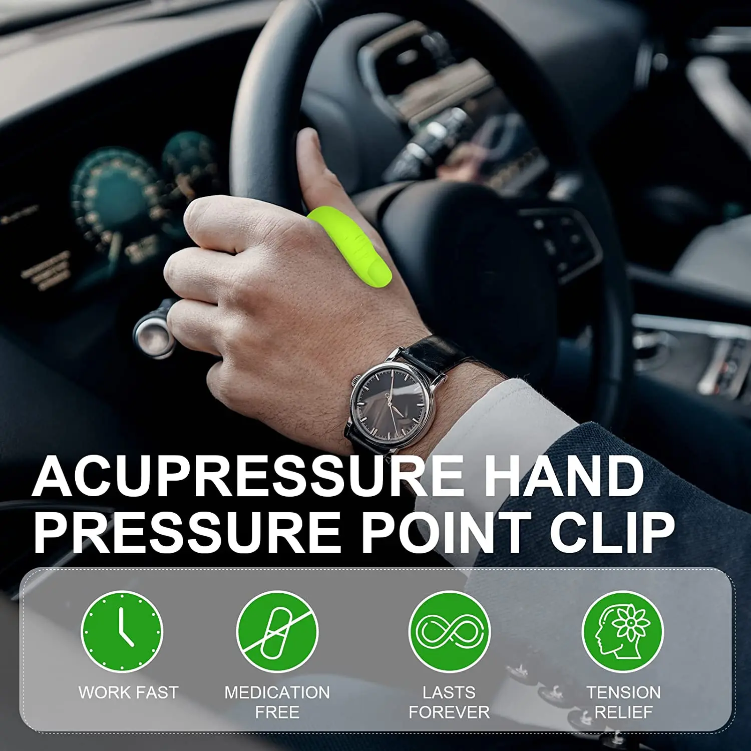 Finger Joint Hand Massager Wearable Acupressure Headache Blood Circulation Relieve Pain Finger Arthritis Treatment Health Care