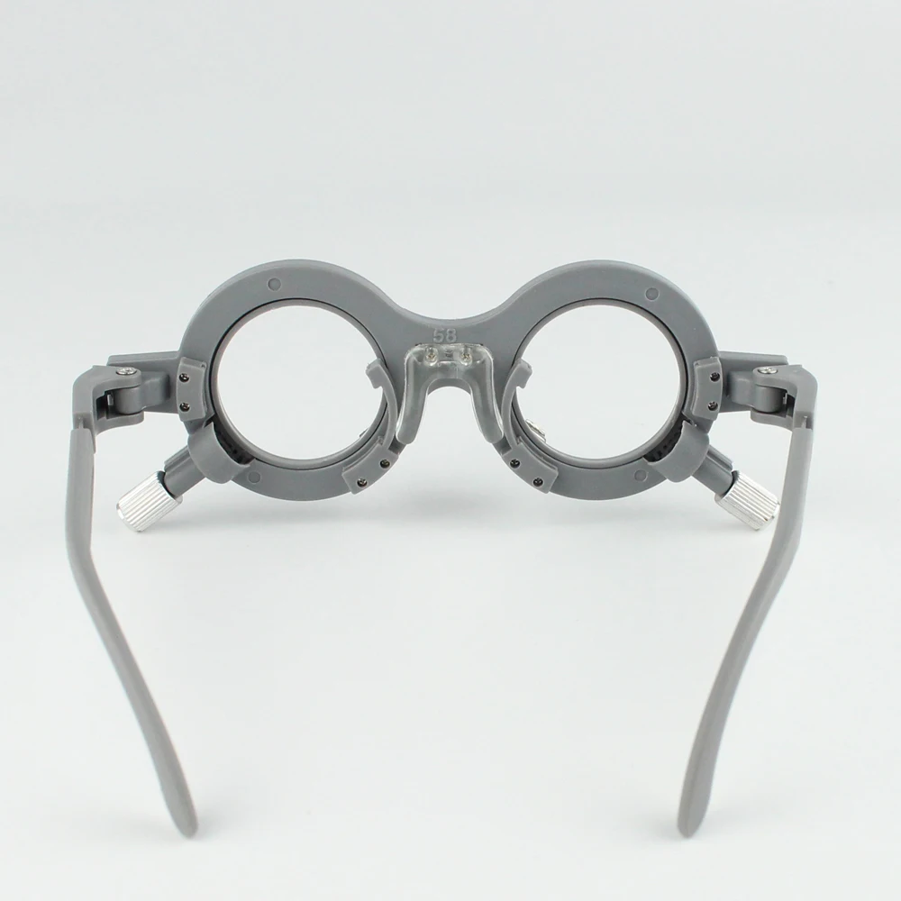 1pc Trial Frame Ophthalmic Trial Lens Frame Fixed PD Grey Color
