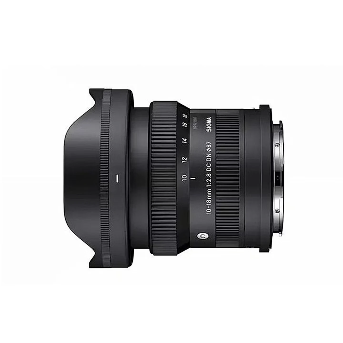 시그마 초광각 줌 렌즈 10-18mm F2.8 DC DN 현대식 새 APS-C 미러리스 카메라 렌즈 (캐논, , 후지필름, 파나소닉 용)