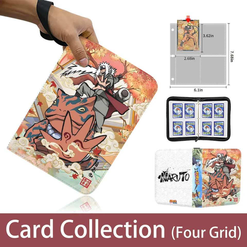NARUTO Card Binder 9 Pocket Trading Card Holder Anime Card Binder