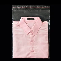 StoBag 100pcs PE Transparent Plastic Clothes Self Adhesive Bags Packaging Storage Shirt Sealed Clear Reusable Pouches Wholesale 2