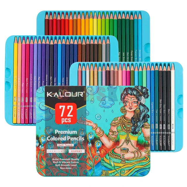 KALOUR Premium Colored Pencils,Set of 72 Colors