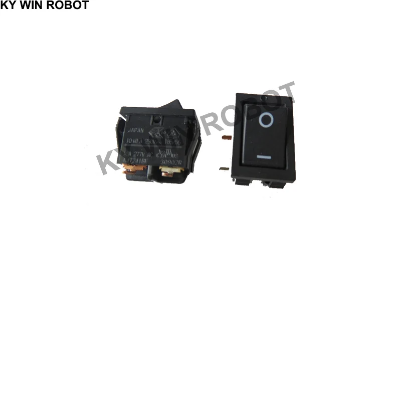 

1PCS/LOTS 15*21 Zebra Printer Power Board Pushbutton 2/4 Pin 2-Position Bent Foot Japan panasonic Boat Type Rocker Switch 10A