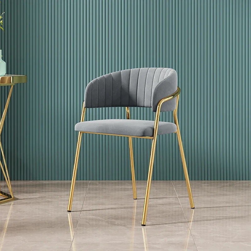 

Metal Armchairs Chair Modern Dining Elegant Bar Stools Dining Classic Kitchen Modern Style Chair Muebles Garden Furniture Sets