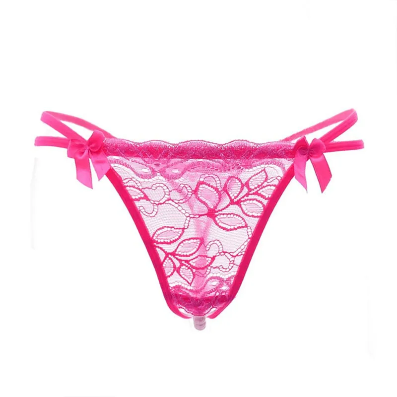

Women Sexy Thongs Panties Lace Transparent Panty See Through Erotica Lingerie Adjustable Underwear G-String T-back