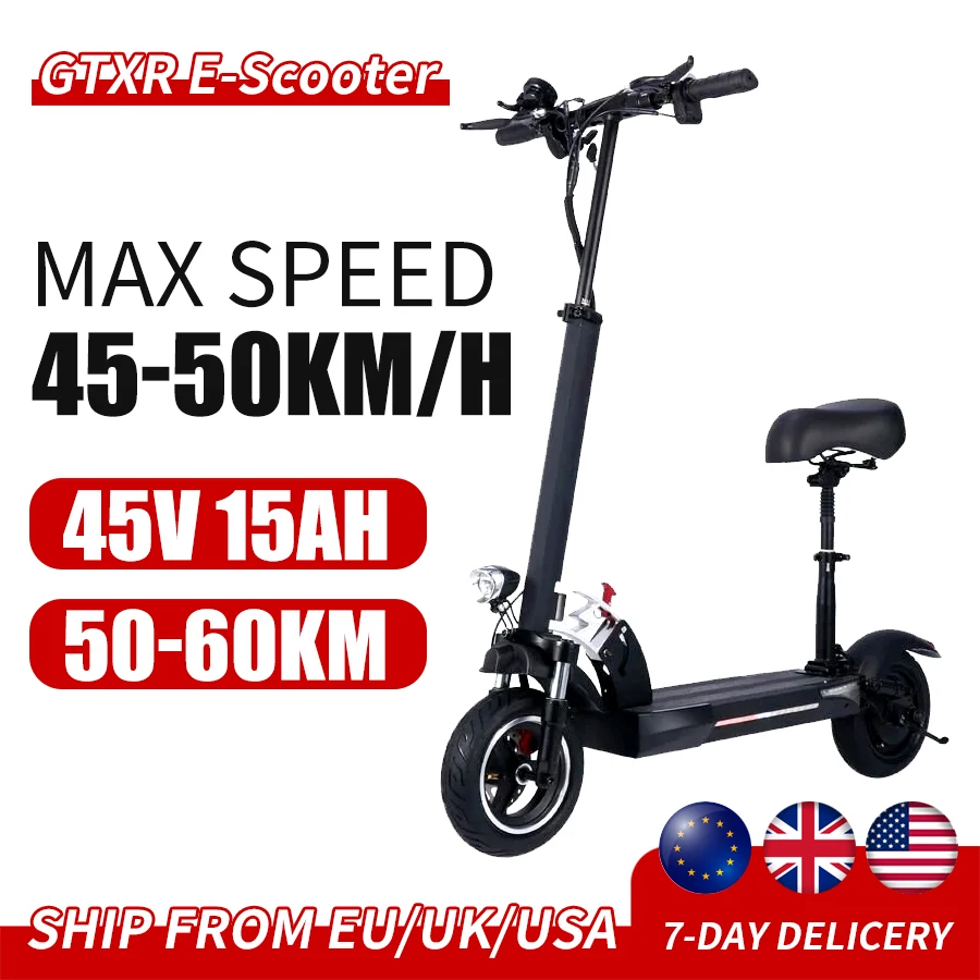Scooter 800W Electric Scooter 10inch Foldable with 48V 15AH Capacity E-scooters Adults Teenagers 25Kg _ AliExpress