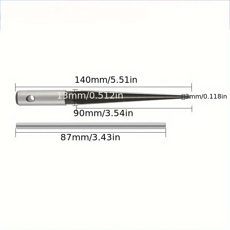 3-13mm & 5-16mm Taper Reamer Hand Metal Reamer Deburring Enlarge Pin Hole Handheld for Wood Metal Plastic Drilling Tools hand reamer steel reamer tools