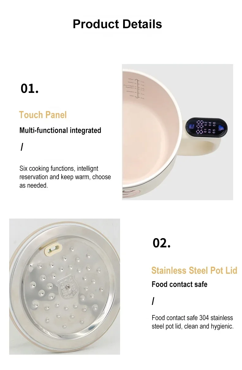 1.5L Mini Cooker Electric Rice Cooker Multifunction Cooking Machine Non-Stick Hot Pot Steamed Rice Pot For Home Kitchen 220V 13 küchexyz.de Sf29bc0f2f0464a878e8ff9ddcc47bea6K küchexyz.de Best Price | Fast Delivery |Quality Product 1.5L Mini Cooker Electric Rice Cooker Multifunction Cooking Machine Non-Stick Hot Pot Steamed Rice Pot For Home Kitchen 220V