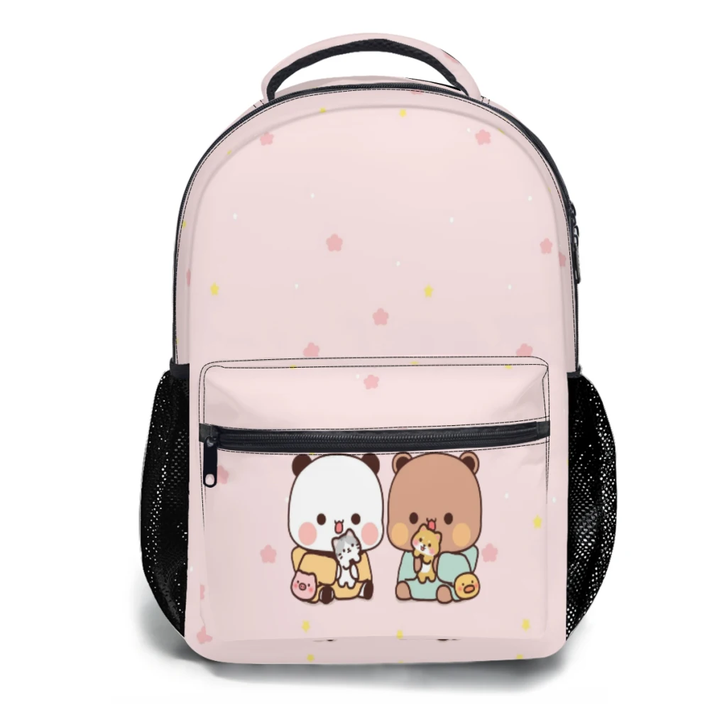 New Fashionable Panda Bear Hug Bubu DuduPattern Children's School Bag Cute Print Lightweight Backpack