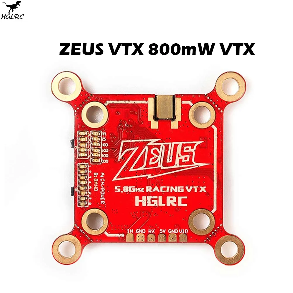 Zeus Nano 300mW VTX : émetteur FPV ultra-léger pour drone, avec câbles de sortie audio et vidéo