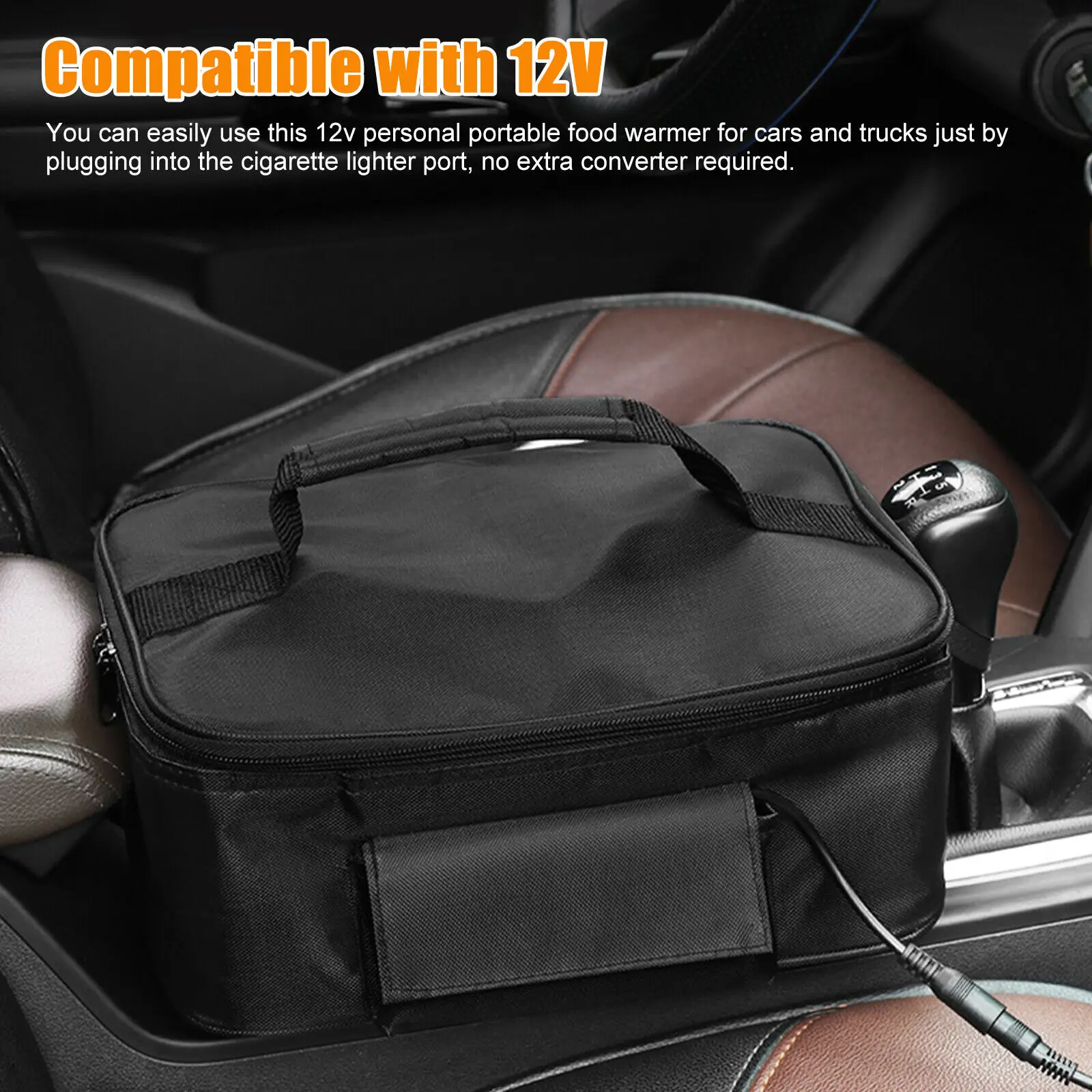 12V Portable Car Electric Heating Lunch Box Food Warmer Container Cooler  Bag New - AliExpress