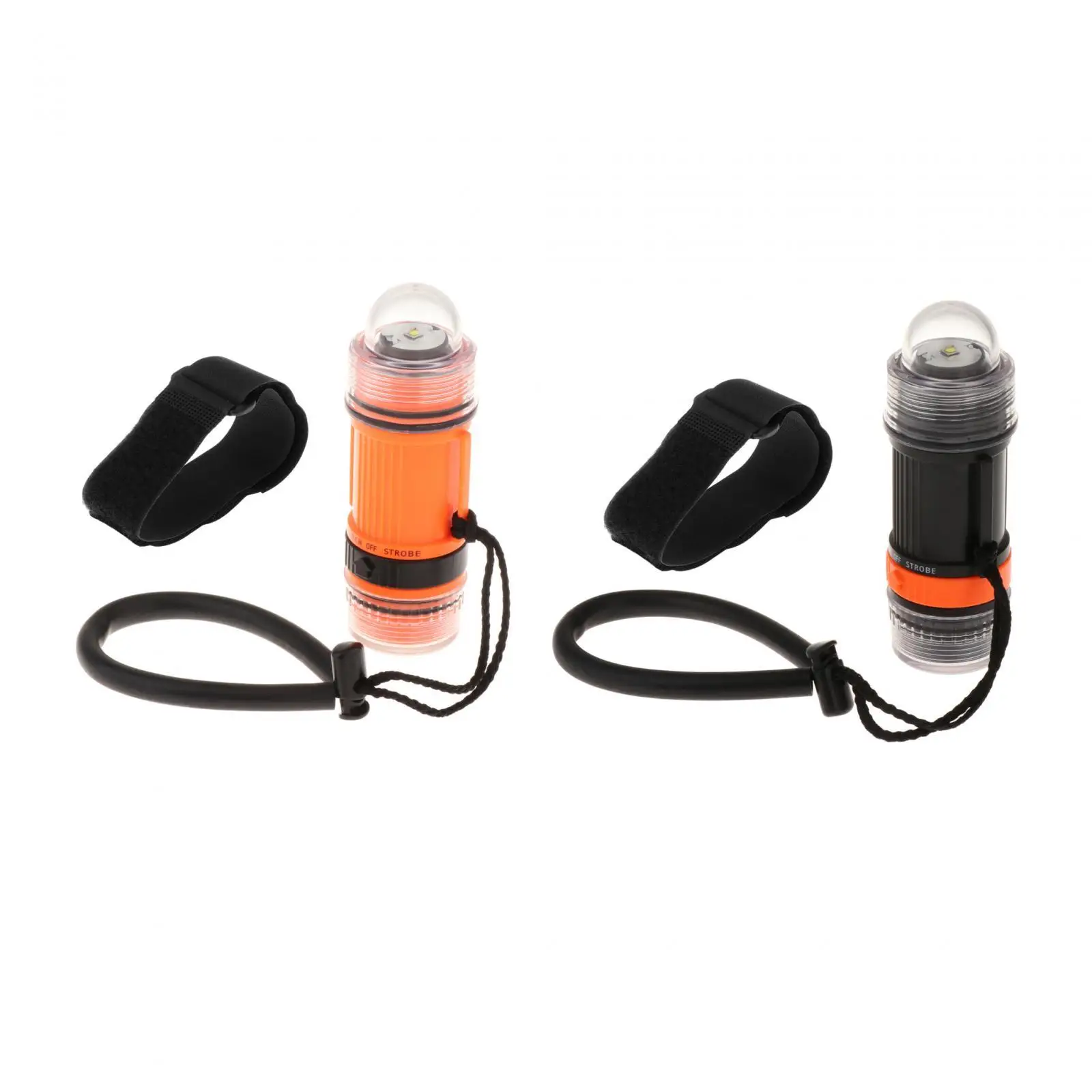 Diving Flashlight Flashing Light 2 in 1 Snorkeling Scuba Diving Strobe