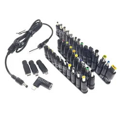 Versatile Power Adapter Tips Kit for Laptops - 5.5mmx2.5mm Plug Set (38pcs with Cable)