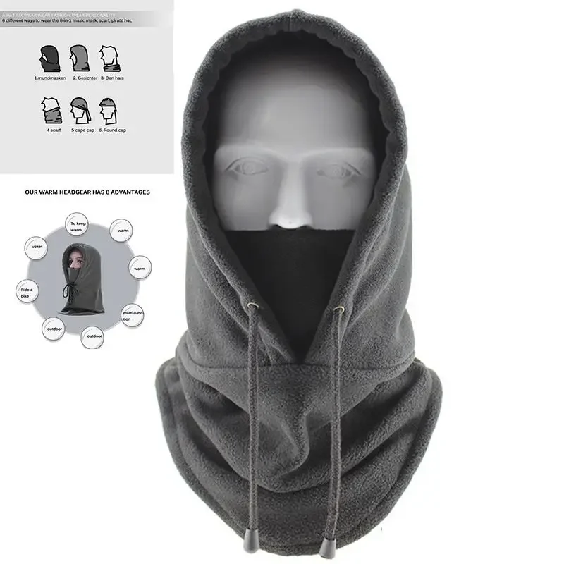 Belelaatsmasker 양털 모자, 바라클라바 Halswarmer 후드, 겨울 스포츠 스키 Mannen Vrouwen 전술 Mannen Masker, 따뜻한 Hoofddekels